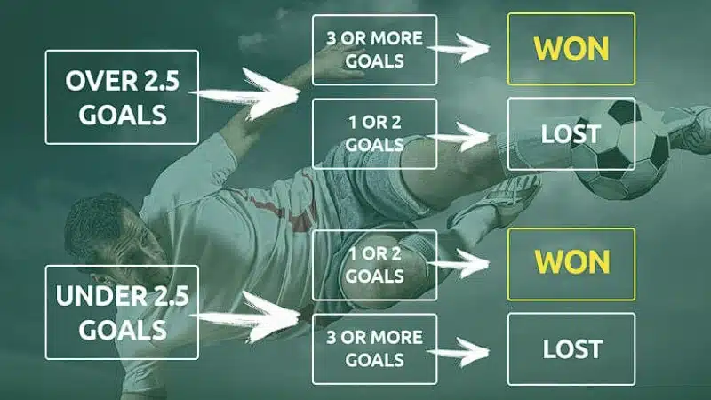 In football, there are many different types of over/under bets with interesting odds